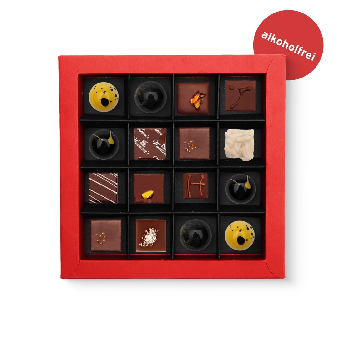 Pralinenpackung 16er alkoholfrei
