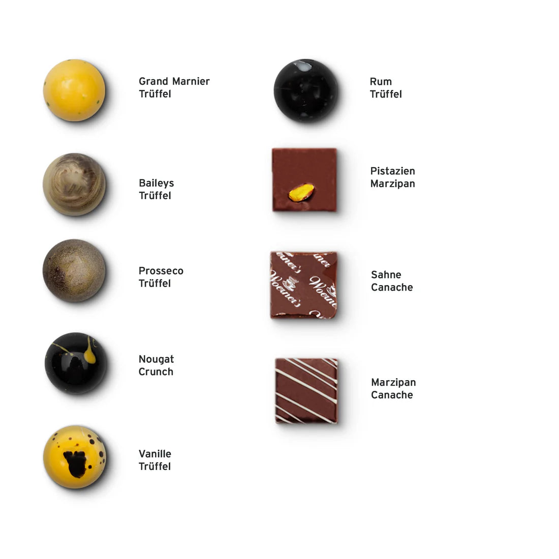Pralinen Herzschachtel 9er