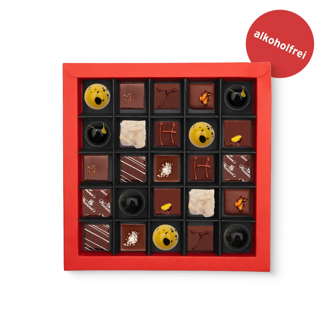 Pralinenpackung 25er alkoholfrei