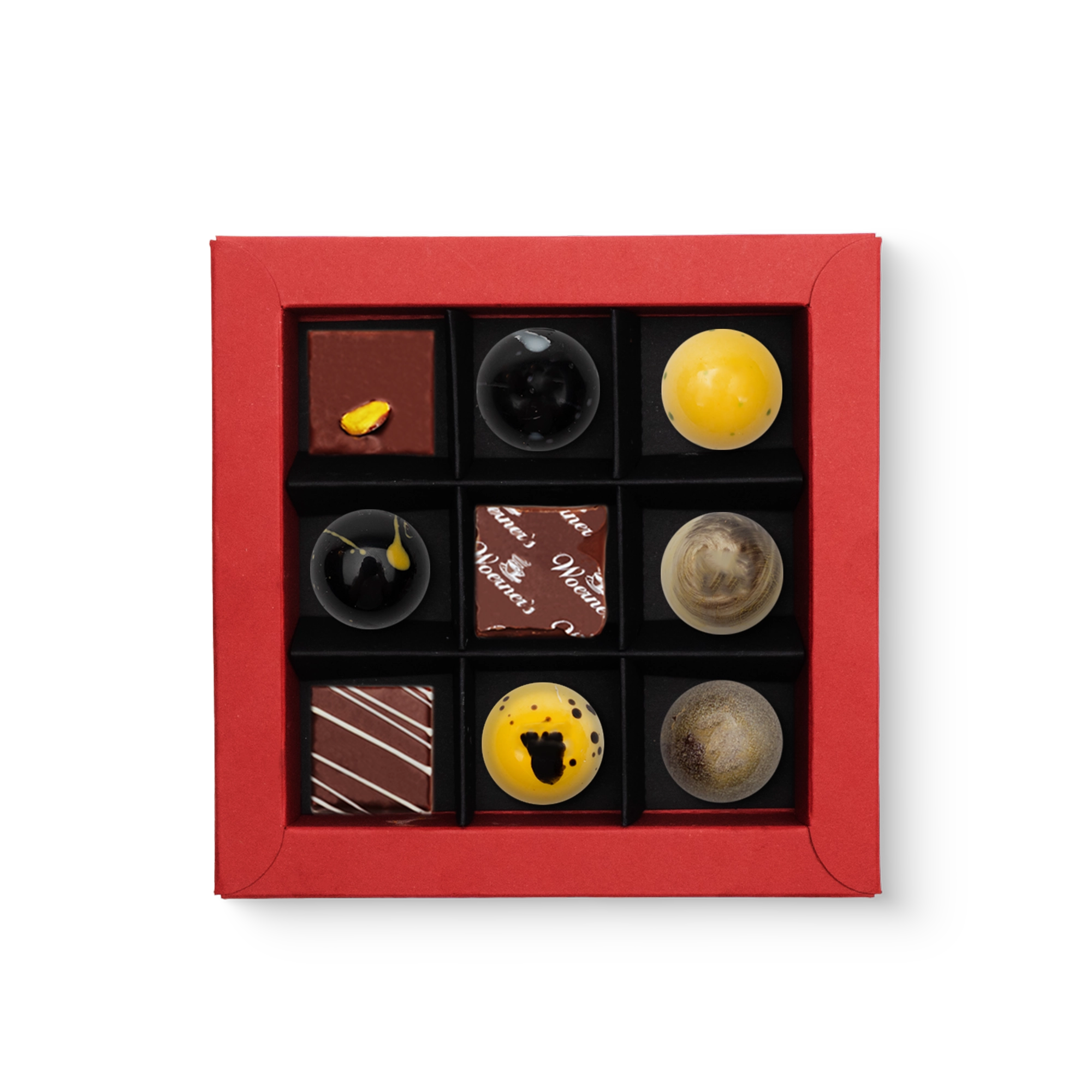 Pralinenpackung 9er